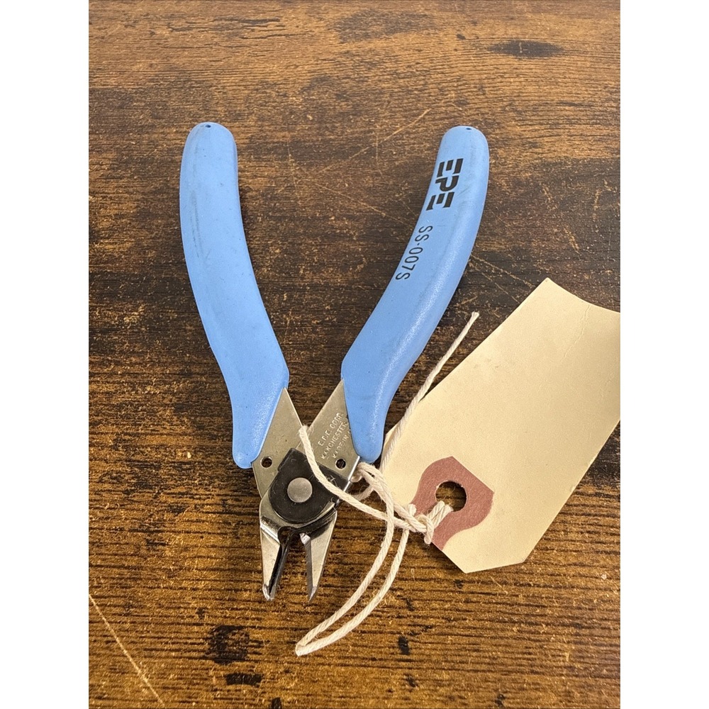 EPE SS-007S Precision Snips Stainless Electronics PCB Shears Blue NEW